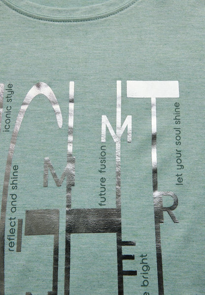 Glitter Shirt Foil Print