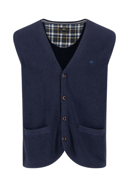 Buttoned Vest, Cotton Wool