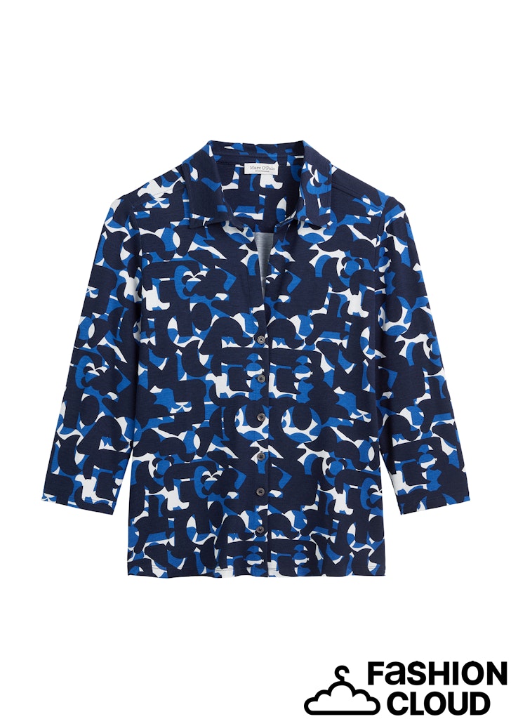 Jersey blouse, long sleeve, sh