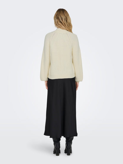 ONLKATIA LS DETAIL HIGHNECK NOOS KN
