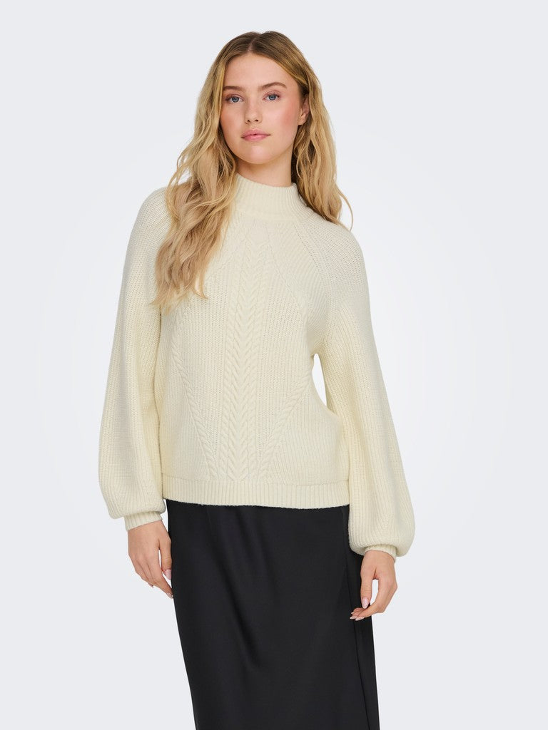 ONLKATIA LS DETAIL HIGHNECK NOOS KN