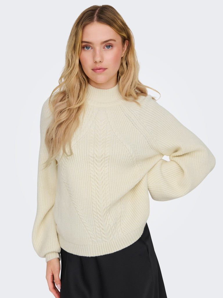 ONLKATIA LS DETAIL HIGHNECK NOOS KN