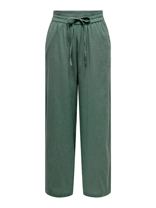 ONLTIZANA COTTON LOOSE PANTS W