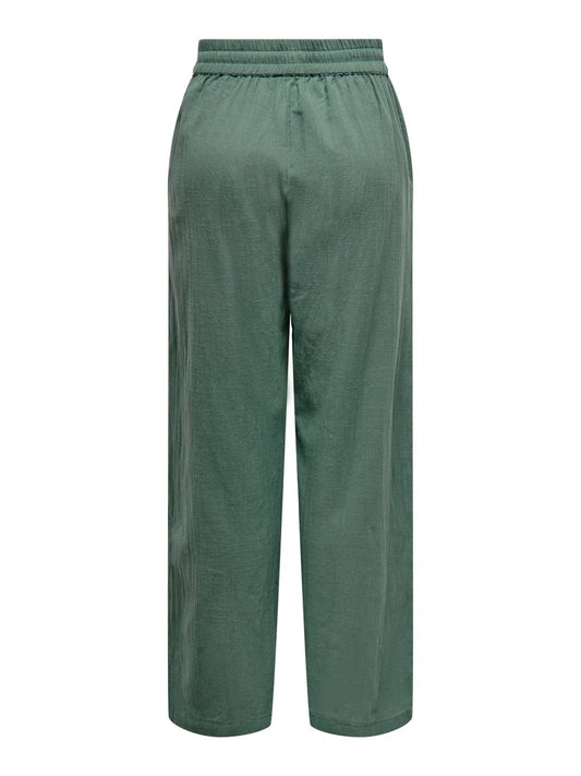 ONLTIZANA COTTON LOOSE PANTS W