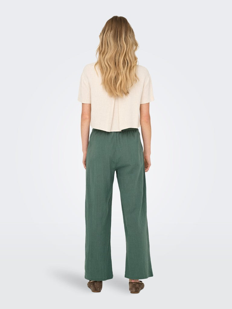 ONLTIZANA COTTON LOOSE PANTS W