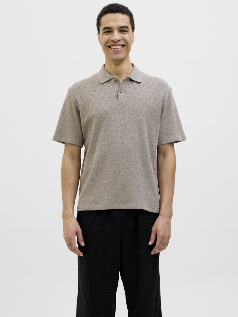 JPRBLATRENT JACQUARD POLO SN