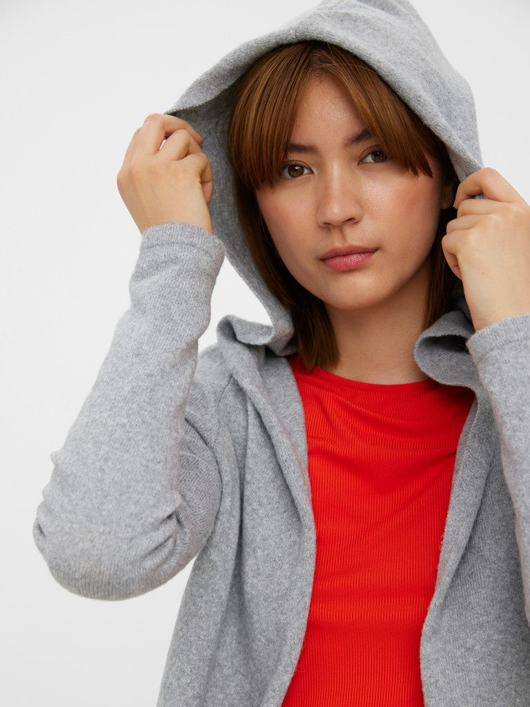 VMDOFFY LS OPEN HOOD CARDIGAN