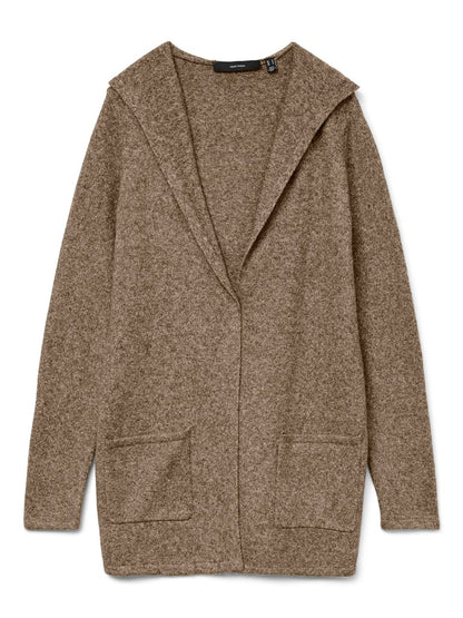 VMDOFFY LS OPEN HOOD CARDIGAN