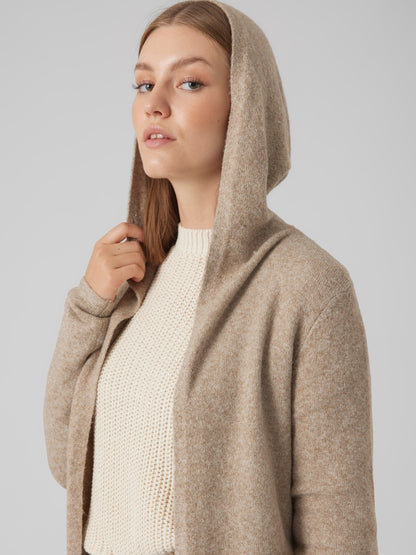 VMDOFFY LS OPEN HOOD CARDIGAN