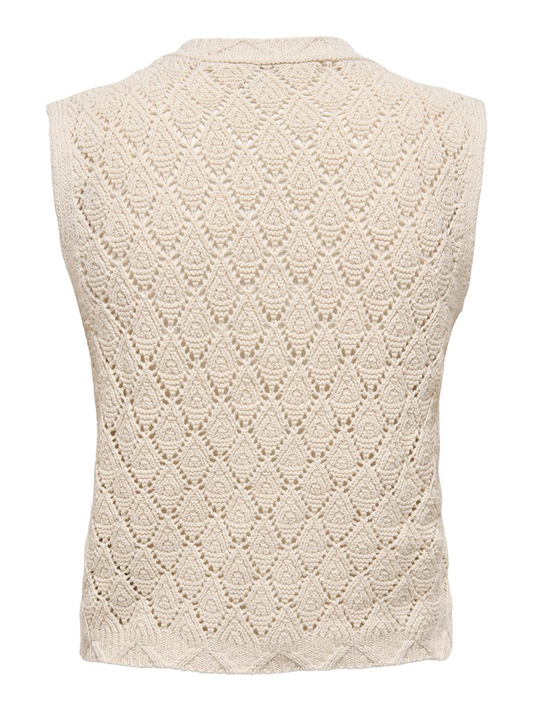 ONLCHILI S/L STRING VEST KNT NOOS