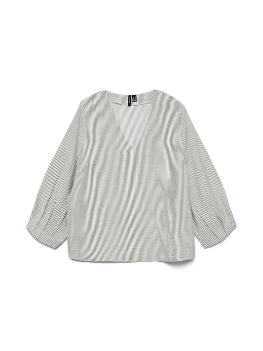 VMKAJA 3/4 V-NECK VOLUMETOP WVN