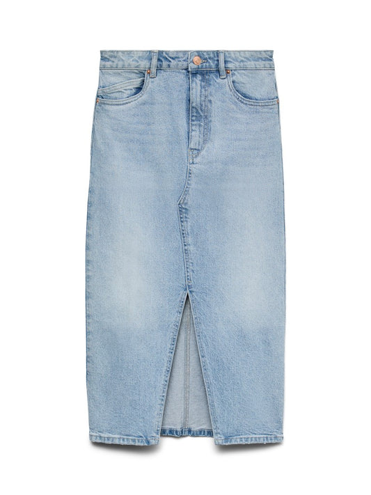 VMVERI HR CALF DENIM SKIRT GA