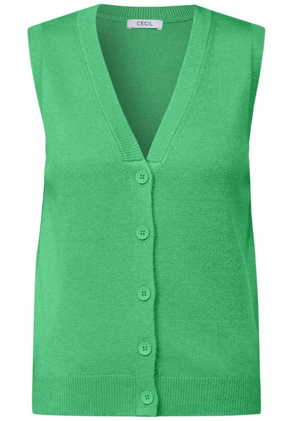 Cosy buttoned vest