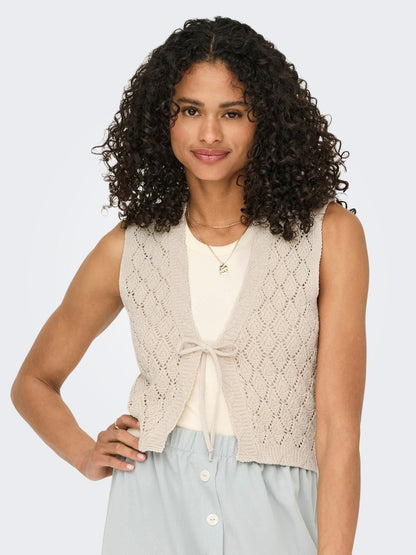 ONLCHILI S/L STRING VEST KNT NOOS