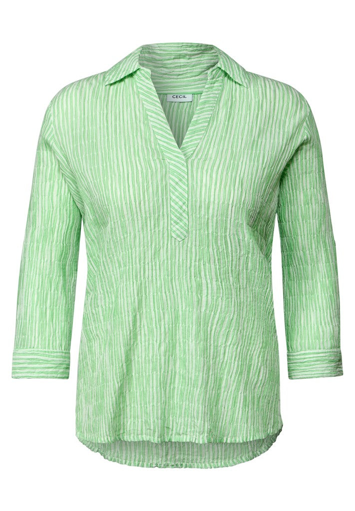 TOS Seersucker Stripe Blouse