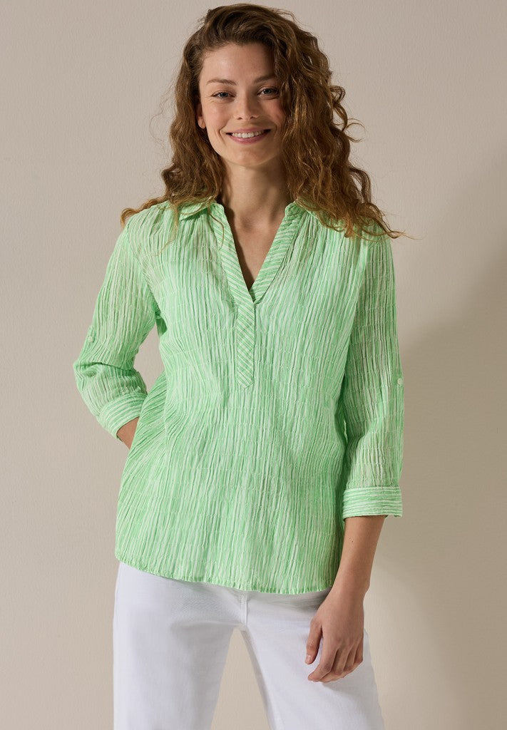 TOS Seersucker Stripe Blouse