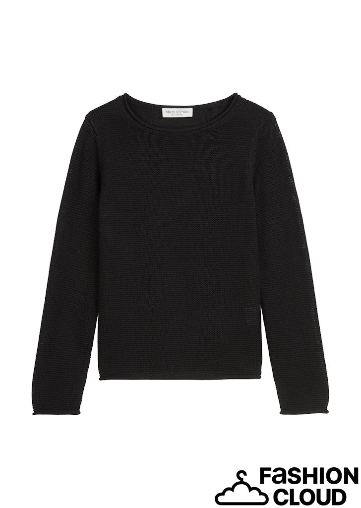 Pullover, longsleeve, boat nec