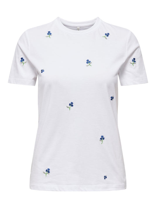 ONLKETTY S/S O-NECK TOP JRS NO