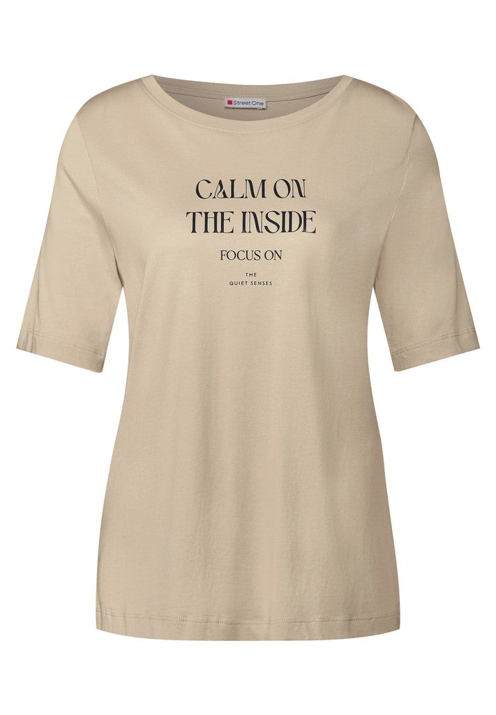 wording print shirt