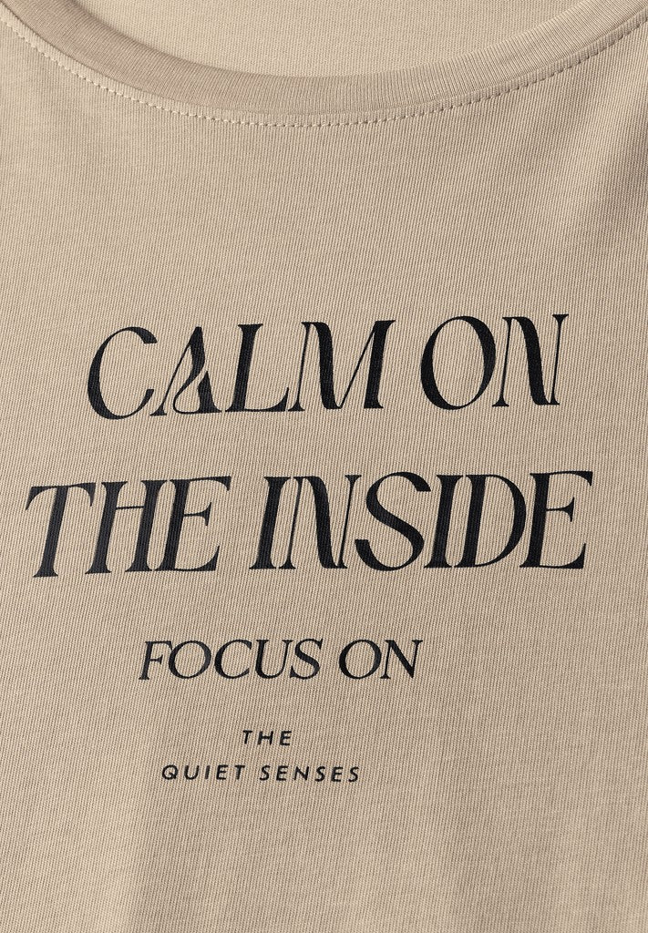 wording print shirt