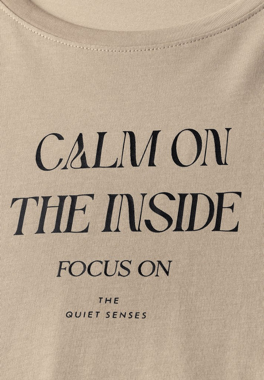 wording print shirt