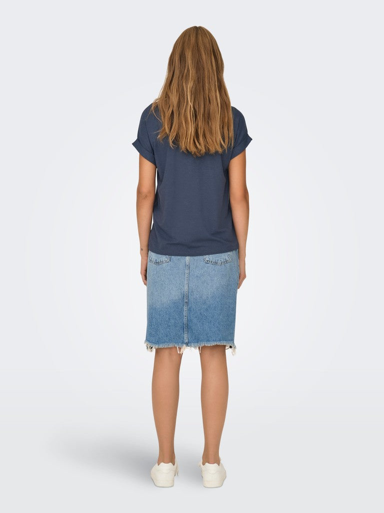 ONLMOSTER S/S O-NECK TOP NOOS