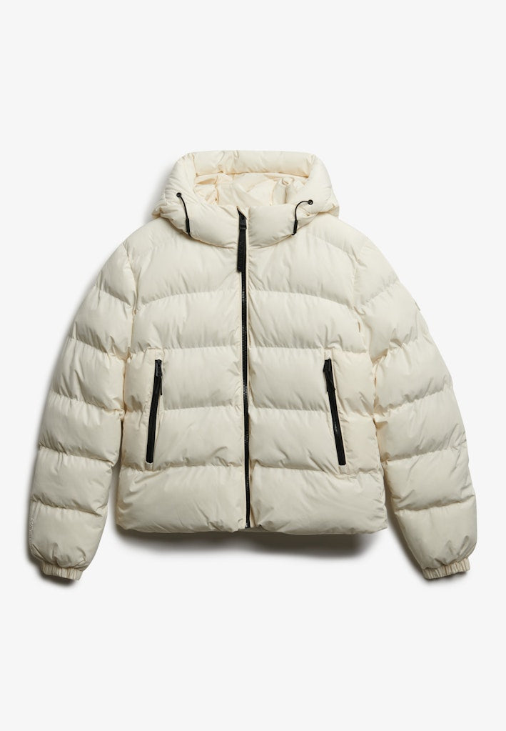 HOODED SPORTS PUFFER JACKET