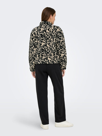 ONLNEW DALLAS L/S HIGHNECK ZIP SWT