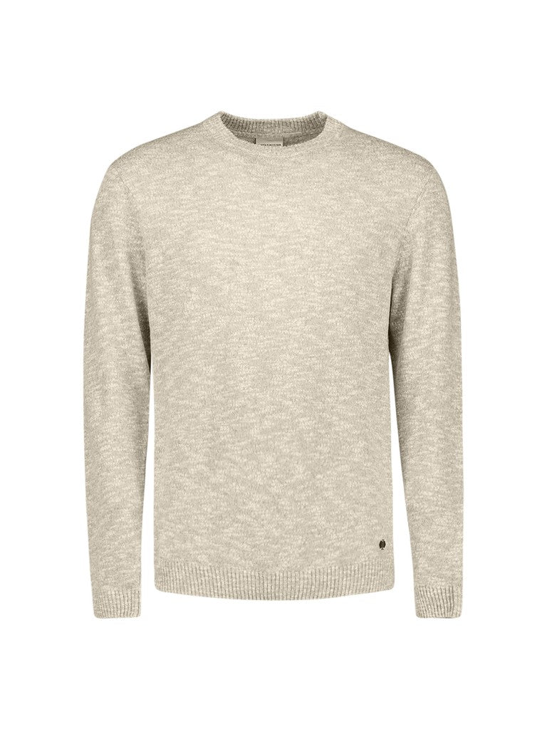 Pullover Crewneck Melange With Linen