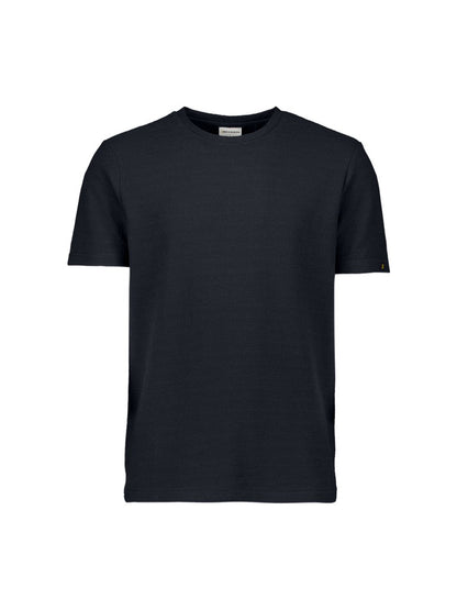 T-Shirt Crewneck Solid Jacquard
