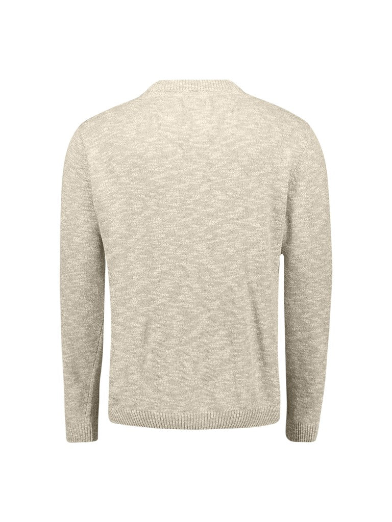 Pullover Crewneck Melange With Linen