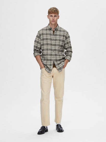SLHREGROBIN-FLANNEL CHECK SHIR