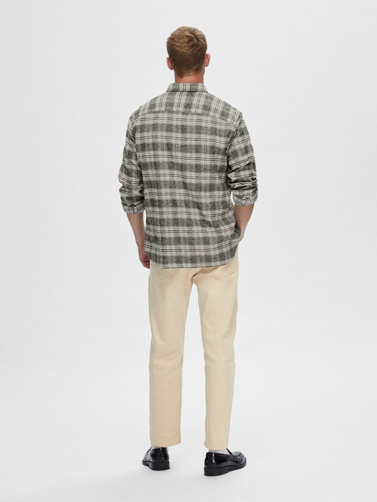 SLHREGROBIN-FLANNEL CHECK SHIR
