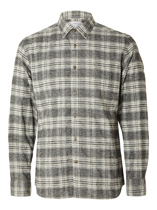SLHREGROBIN-FLANNEL CHECK SHIR
