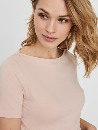 VMPANDA MODAL S/S TOP GA COLOR