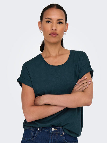 ONLMOSTER S/S O-NECK TOP NOOS