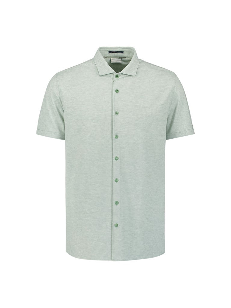Shirt Short Sleeve Melange Jersey