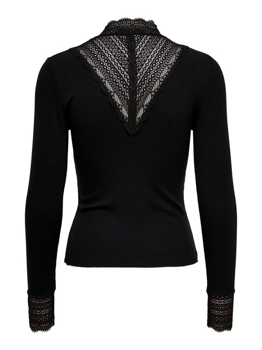 ONLTILDE L/S HIGH NECK LACE TO