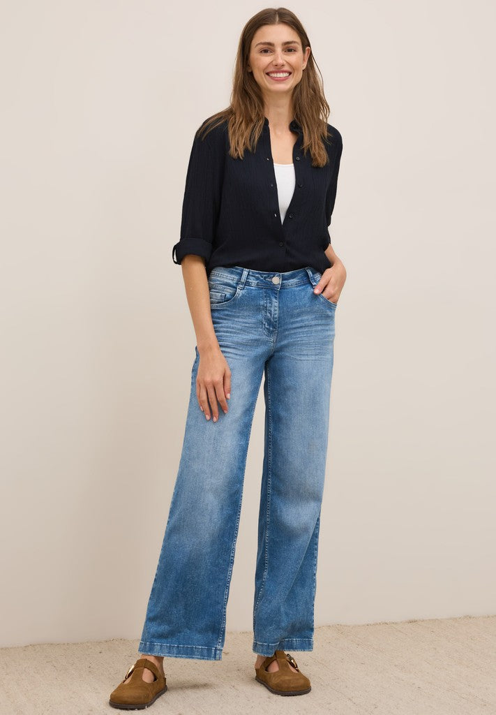 Solid Structure Blouse