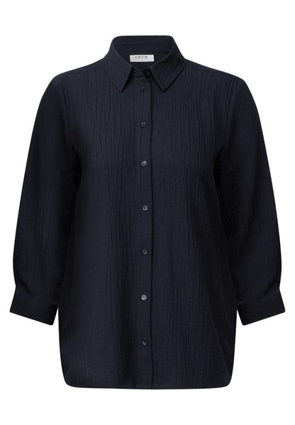 Solid Structure Blouse
