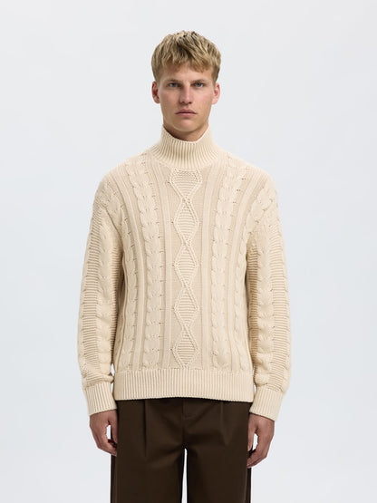 SLHUFFE LS KNIT RELAXED CABLE