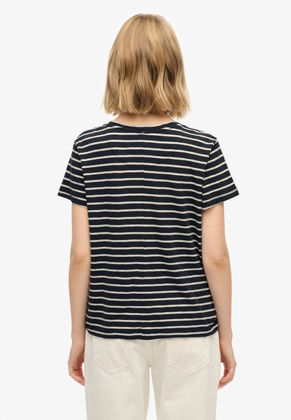 STUDIOS SLUB EMB VEE TEE