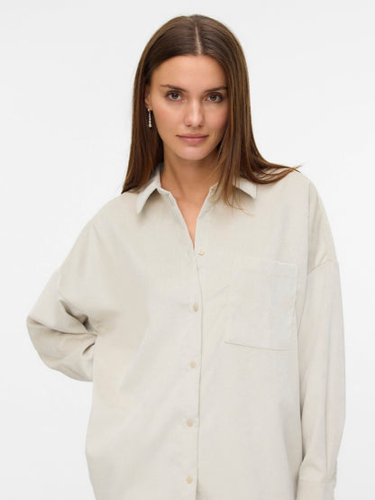 VMSANNE COURDEROY LS SHIRT WVN