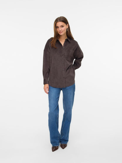 VMSANNE COURDEROY LS SHIRT WVN