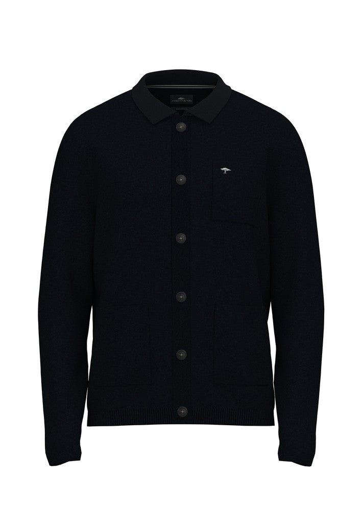 Cardigan, Buttoned, Structure
