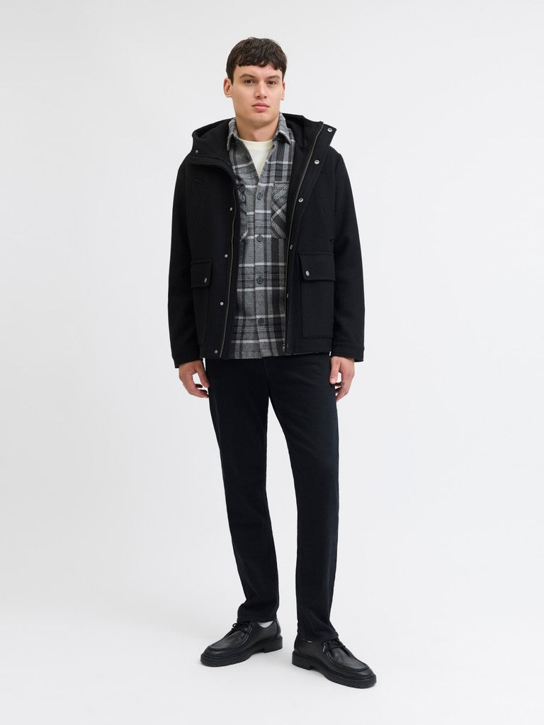 JPRRAYLE MELANGE CHECK L/S OVE