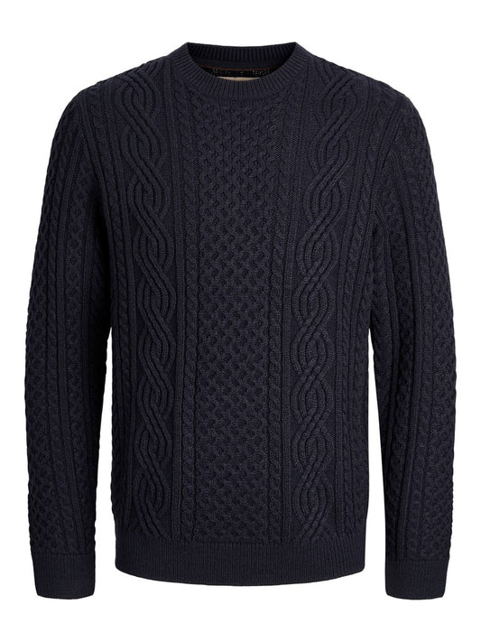 JPRBLUSEAN KNIT CABLE CREW NEC
