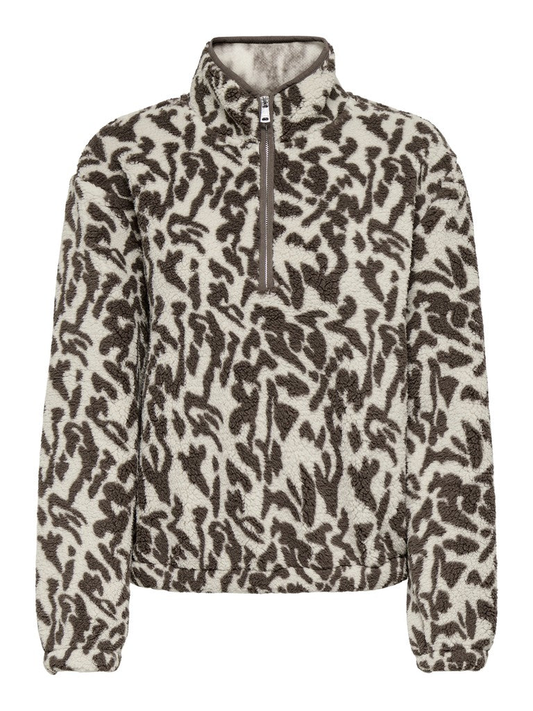 ONLNEW DALLAS L/S HIGHNECK ZIP SWT