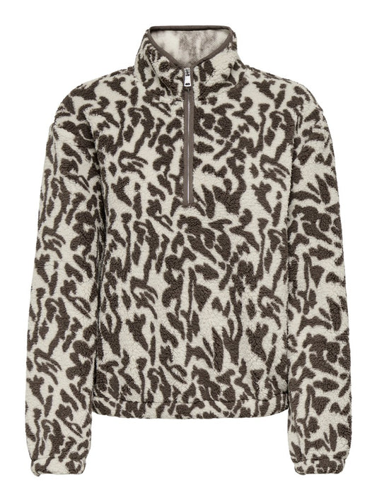 ONLNEW DALLAS L/S HIGHNECK ZIP SWT
