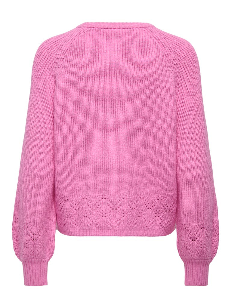 ONLPRINCESS LS O-NECK DETAIL KNT